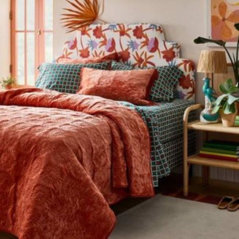 Sun Stitched Vintage Velvet Quilt - Opalhouse™ designed with Jungalow™ FREE SHIP